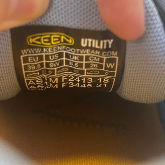 Keen Utility Footwear Vista Energy Hydrangea Konnect Shoes Black Women's 9W NWB - Picture 9 of 9